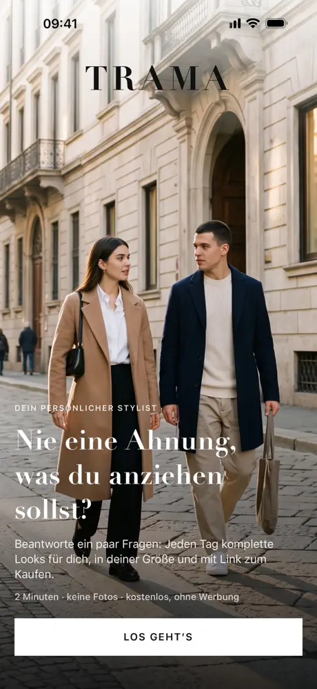Bildschirmfoto von TRAMA aus dem App Store