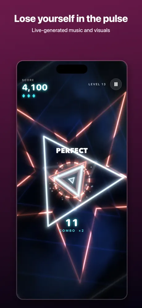 Psychedelic Pulse screenshot from the App Store