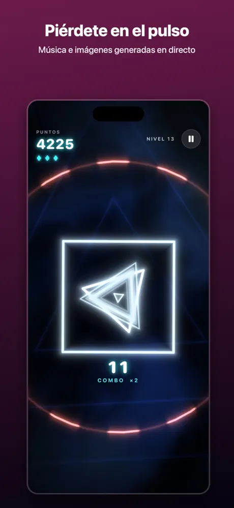 Captura de Psychedelic Pulse en el App Store