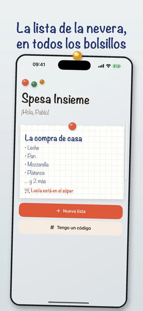 Captura de Spesa Insieme en el App Store