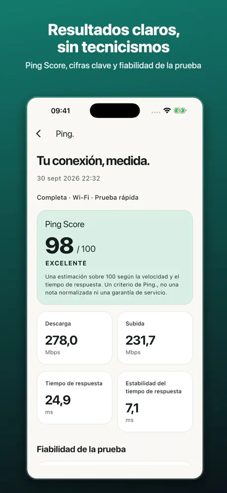 Captura de Ping. en el App Store