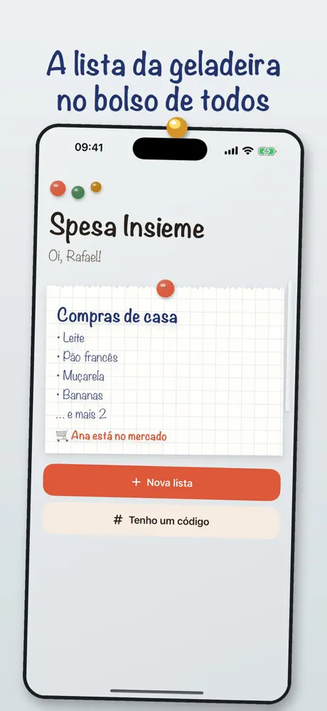 Captura de tela de Spesa Insieme na App Store