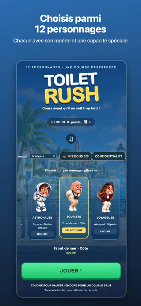 Capture d’écran de Toilet Rush sur l’App Store